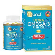 Qunol Fish Oil Omega 3 Mini Softgels 1000mg Omega 3 EPA + DHA Ultra Pure Supp...