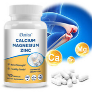 Kalzium-, Magnesium- Und Zinkkapseln Für Knochenstärke* Gesunde Zähne*