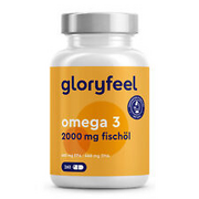 Omega 3 Kapseln - 2000mg Fischöl - Mit 660mg EPA & 440mg DHA - Triglycerid Form