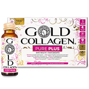 New! Gold Collagen Pure Plus | The Original #1 Hydrolysed Marine Collagen Supplement | Now with Rocket for Hair Growth, L-Arginine for Radiant Skin, Saffron for a Positive Mood & and More!