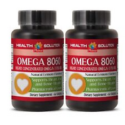 anti inflammatory herbs - OMEGA 8060 - omega 3 joint support - 2 Bottles 120Gels