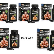 Pack of 5 BODY GROW Fast Weight Gain Muscle Gainer WEGHT GAIN 60 cap For Men