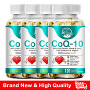 CoQ-10 CoEnzyme Q-10 200mg Serving Super High Potency Big Bottle 120 Capsules
