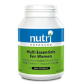 Nutri Advanced - Multi Essentials for Women Multivitamin with Iron - Vegetarian and Vegan - 60 Tablets