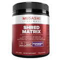 MUSASHI Shred Matrix 270g Oral Powder - Passionfruit Flavour Fat Metabolism