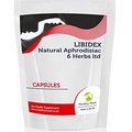 LIBIDEX 6 Herbs LTD for Adults Sex Vitamins Food Health Supplement 7 Capsules Pumpkin Seed Oil, Damiana, Muira Puama, Siberian Ginseng, Maca & Selenium Yeast HEALTHY MOOD UK