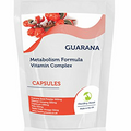 Guarana 2000mg Complex Health Food Supplement Vitamins 7 Capsules Metabolism Formula Siberian Ginseng Capsicum Kelp Apple Cider Vinegar