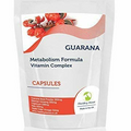 Guarana 2000mg Complex Diet Health Food Supplement Vitamins 7 Capsules Metabolism Formula Siberian Ginseng Capsicum Kelp Apple Cider Vinegar Nutrition Supplements HEALTHY MOOD
