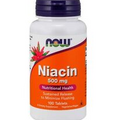 NOW Foods - Niacin Nutritional Health  500 mg. - 100 Tablets
