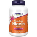 NOW Foods - Niacin Flush Free 250 mg. - 180 Vegetable Capsules