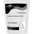 L-Taurine 1000mg 30/60/90/120/180 Veg Tablets Pills Health Food Supplements Nutrition Amino Sulfonic Ketoisocaproic Acid (7)