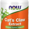 NOW FOODS, CAT'S CLAW EXTRACT Cat's Claw 120 Veg. Capsules SUPER PRICE