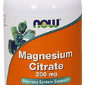 NOW Foods Magnesium Citrate Tablets, 200 mg, Pack of 250