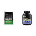 Optimum Nutrition Serious Mass Chocolate 5.44kg with Chocolate Casein 1.82kg